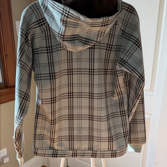 Patagonia Plaid Jacket with Hood - Gray and Brown - Picture 4 of 4